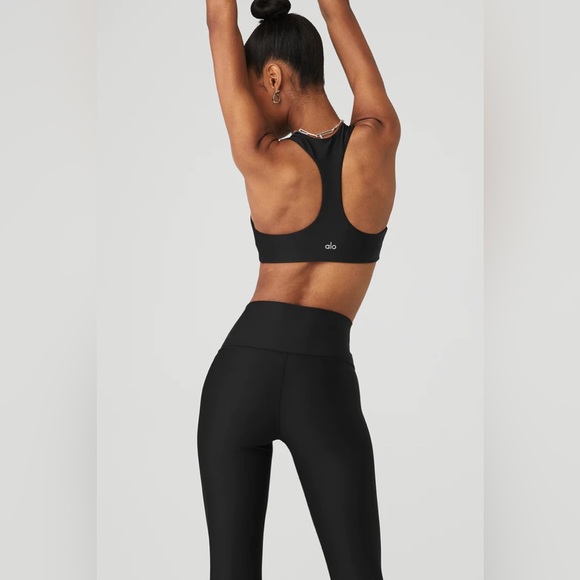 Alo yoga airlift advantage racerback bra black NWT Small S - Picture 2 of 5